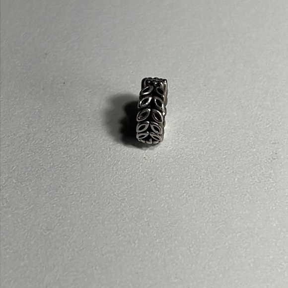 AUTHENTIC PANDORA TWICE AS NICE CLEAR Fancy SPACER CHARM #791224CZ RETIRED - Picture 1 of 6